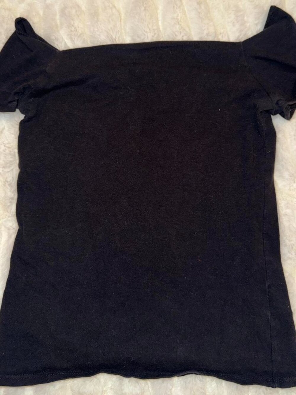 Garage black off the shoulder top